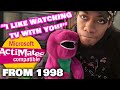 Opening A SEALED Actimates TV Pack And Watching The Test Tape With BARNEY ASMR