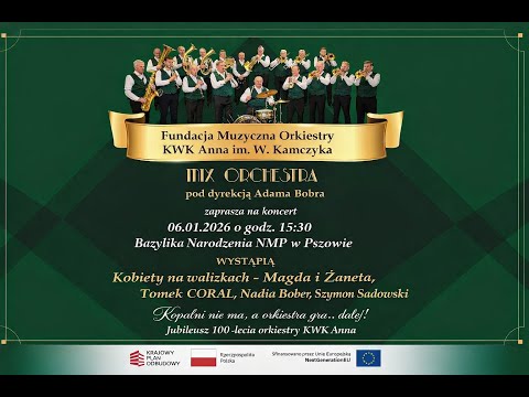 Koncert kolędowy w Pszowskiej Bazylice - 6 stycznia 2026 r. - Orkiestra KWK ANNA z solistami