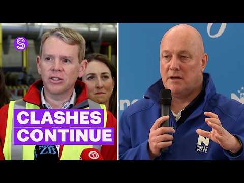 Thumbnail for Clashes continue as Chrises get back on the campaign trail | Stuff.co.nz