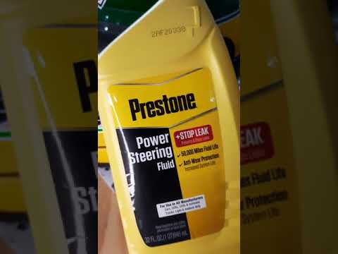 PRESTONE Power Steering Fluid with Stop Leak - Best Power Steering Fluid #shorts