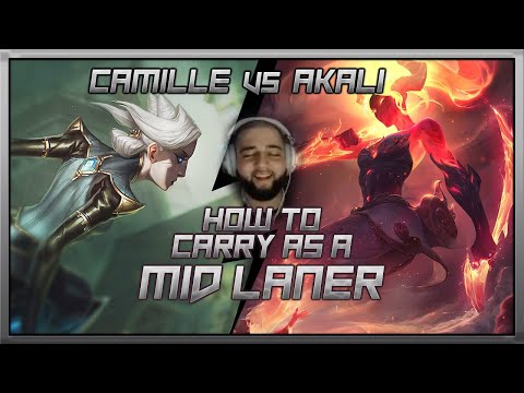 Camille vs Akali - Mid Lane Gameplay auf Deutsch | League of Legends
