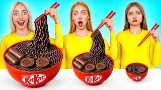 Big, Medium and Small Plate Challenge | Kitchen Hacks and Recipes by Super Hyper DO