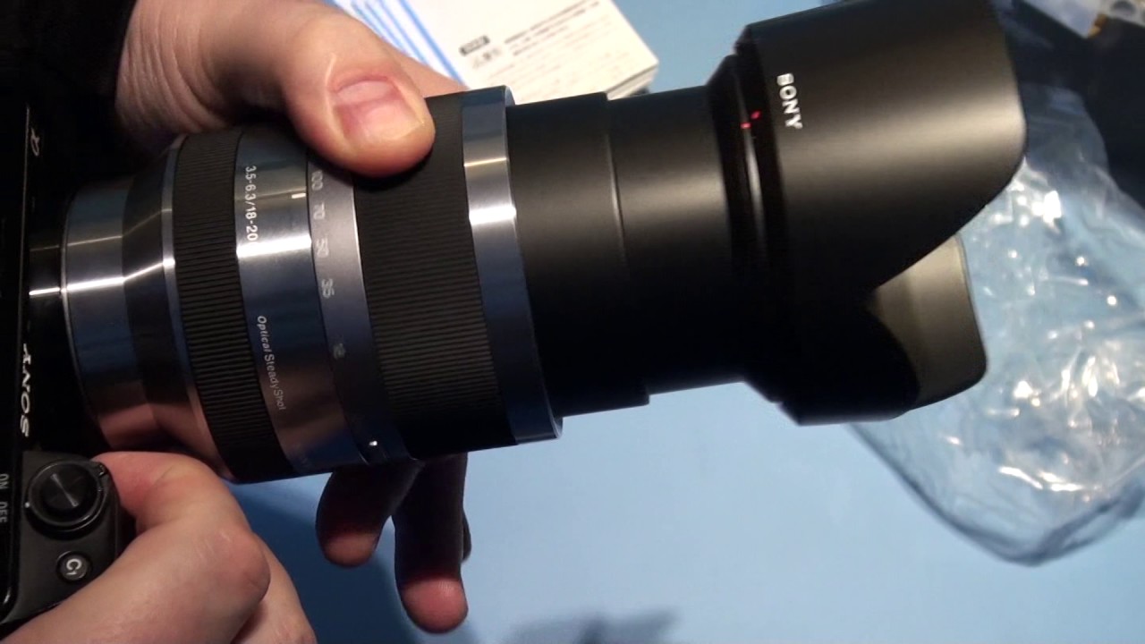 Sony SEL18-200 F3.5–6.3 OSS Zoom Unboxing