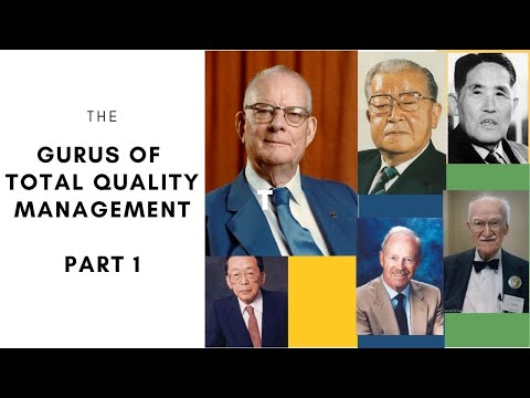 The Gurus of Total Quality Management: Part 1