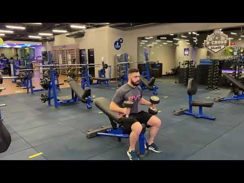 Peito Supino Inclinado Halteres