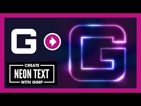 Erstellen Sie leuchtenden Neontext mit GIMP