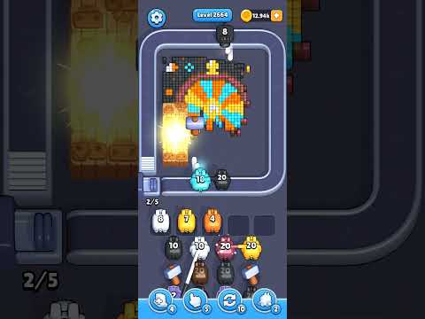 Pixel Flow Level 2664 Walkthrough