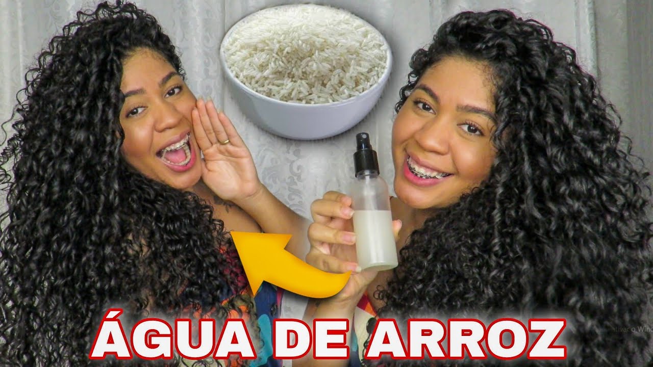 ÁGUA DE ARROZ FAZ O CABELO CRESCER MUITO