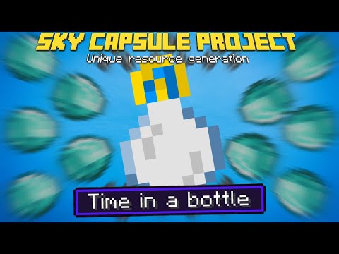 Getting the time in my hands! | Sky Capsule Project [Modded questing skyblock] | Episode 2