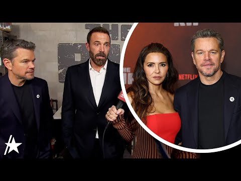 Ben Affleck & Matt Damon REACT To Matt’s Wife Thinking Ben Was 'The Cute One'