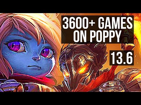 POPPY vs VIKTOR (TOP) | 3600+ games, 2.1M mastery, 10/2/7, Dominating | KR Diamond | 13.6
