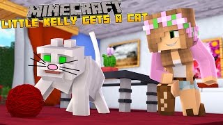 Minecraft - LITTLE KELLY GETS A NEW PET CAT!