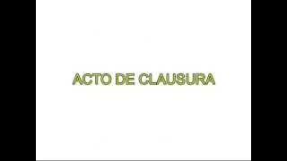 Acto de Clausura