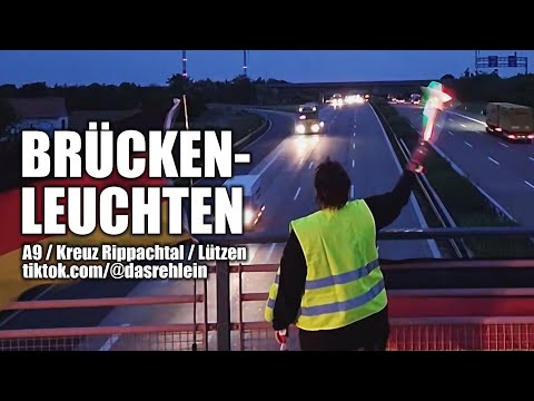 Brückenleuchten A9 Lützen Kreuz Rippachtal Live Stream vom 16. Mai 2024
