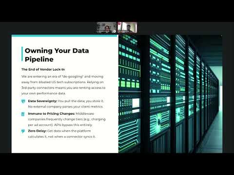 Ash Brar Webinar - the 0 alternative to supermetrics live demo socialnext marketing alliance