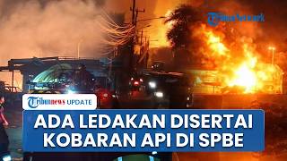 Detik-detik Mencekam Kebakaran Hebat SPBE Cimuning Bekasi, Warga Berlarian Dengar Dentuman