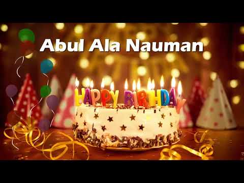 Happy Birthday Abul Ala Nauman | Birthday Cake Abul Ala Nauman | Birthday Song Abul Ala Nauman Card