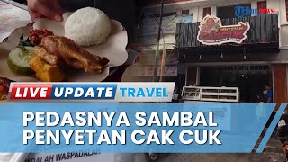 Pecinta Kuliner Wajib Coba Pedasnya Sambal Penyetan Cak Cuk di PPS Gresik, Pedas Buat Ketagihan
