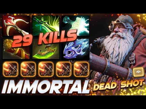 SNIPER DEADSHOT 29 FRAGS - Dota 2 Pro Gameplay [Watch & Learn]