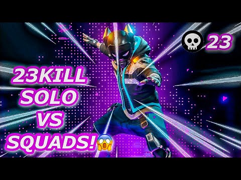 INSANE 23 KILL WIN!😱 (My BEST Solo VS Squads Game) - Hyper Scape  Battle Royale