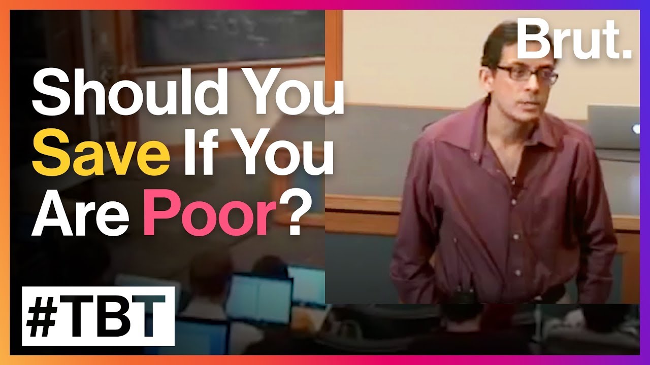 #TBT Abhijit Banerjee's Lesson On Saving at MIT