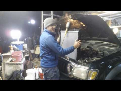 tacoma radiator precautions