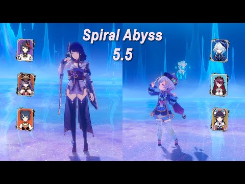 Raiden | Qiqi | Spiral Abyss 5.5 Floor 12 | Genshin Impact
