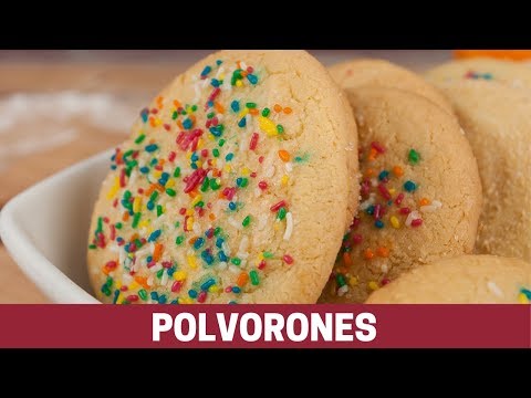 Como hacer Polvorones caseros sabor naranja