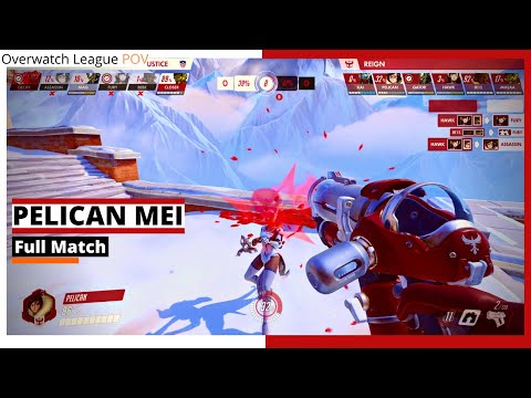 PELICAN MEI POV | Playoffs Losers R1 | Justice vs Reign | Full Match | OWL  Season 2021