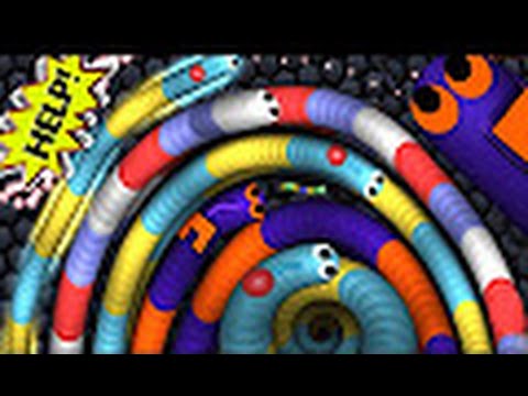 Slither io   World Biggest Worm Party Ever   Slitherio Epic Moments