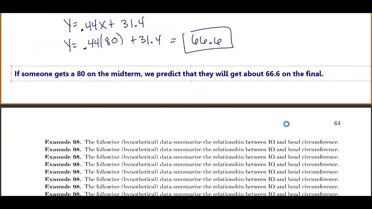 STAT 1040--Ch 12 Regression Line Part 1