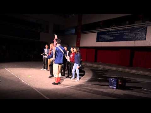 Principal Arnett Edwards singing at Chinese Cultural Evening 2015