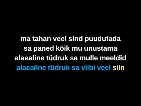 Alaealine Tüdruk   Paks Matu & Bioz Karaoke