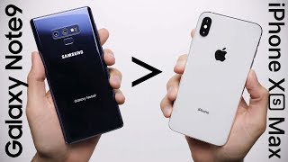 25 Reasons Galaxy Note 9 Is Better Than iPhone XS Max