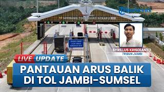 Arus Balik Lebaran, Volume Pemudik di Exit Tol Baleno Jambi Meningkat, 6.500 Kendaraan Lalu Lalang