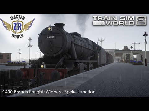 1400 Branch Freight: Widnes - Speke Junction - Spirit of Steam - 8F - Train Sim World 2