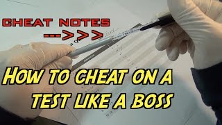 How to cheat on a test like a boss! (never fails) | Nextraker