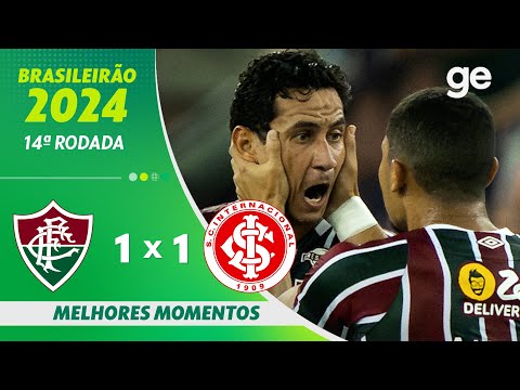 Gols e lances de Fluminense x Internacional