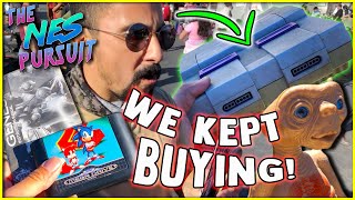 TheNesPursuit - SNES SCAMMERS and SEGA SCORES! Swap Meet Scores at EVERY CORNER!