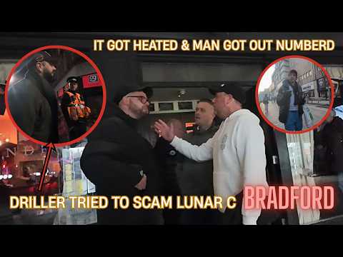 BRADFORD: TEMPER AND AGGRESSION BOSS MAN TRIED TO SCAM LUNAR C