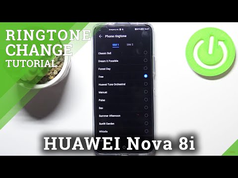 How to Change Ringtone in HUAWEI Nova 8i - Open Sound Settings