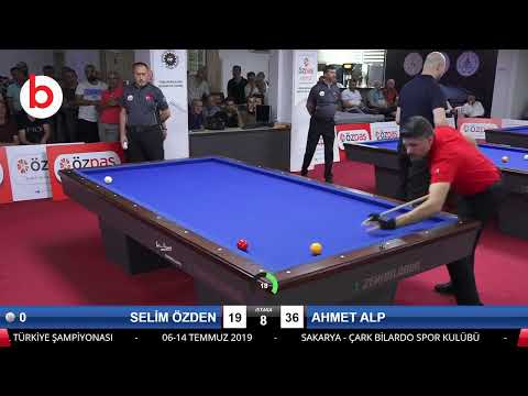 SELİM ÖZDEN & AHMET ALP Bilardo Maçı - SAKARYA ÖZPAŞ CUP 2019-FİNAL 1/16