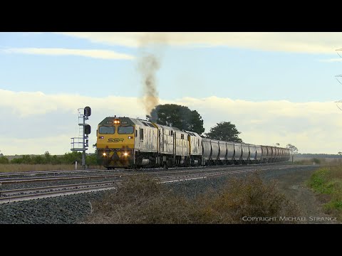 SSR 3KV3 Grain Train With RL306, 442s2, GM27 & RL305 - PoathTV Australian Railways