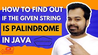 Download the video "Check if given String is Palindrome in Java? | Google SDET Round 2 Interview Question"