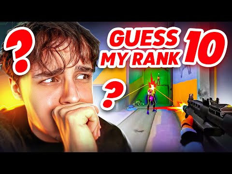 GUESS MY RANK 10 MES VIEWERS SONT TOUS FOUS 🤯