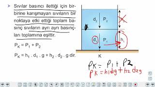 Eğitim Vadisi 10.Sınıf Fizik 6.Föy Basınç 1 (Durgun Sıvılarda Basınç) Konu Anlatım Videoları