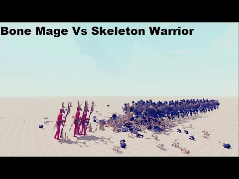 5v150 Bone Mage Vs Skeleton Warrior TABS