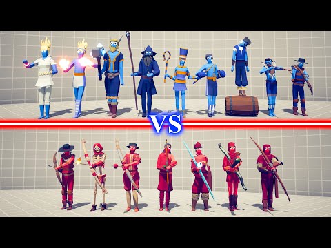LEGACY TEAM vs ARCHERS TEAM - Totally Accurate Battle Simulator TABS