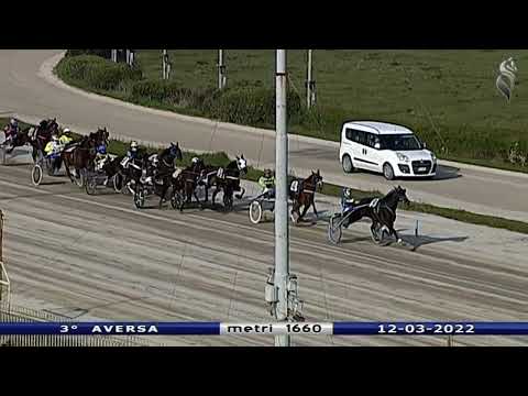 Aversa trotto 12 Marzo 2022 - 3° Corsa