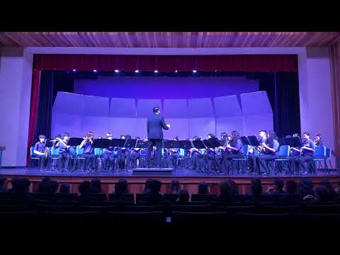 Augustine Ramirez Intermediate Advanced Band performing at SCSBOA Spring 2025